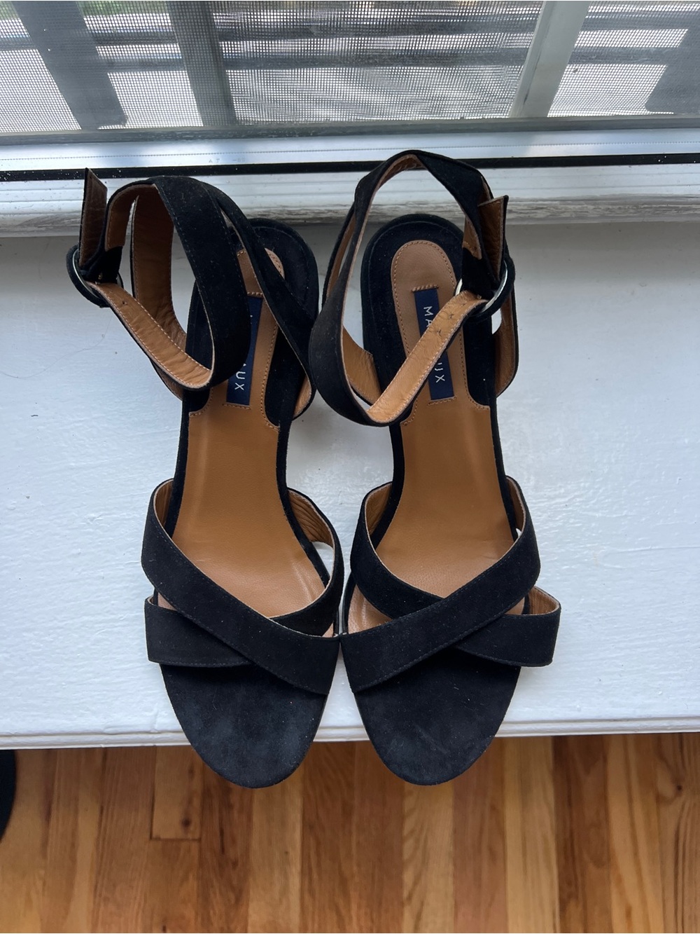 Margaux City Sandal - Black Suede